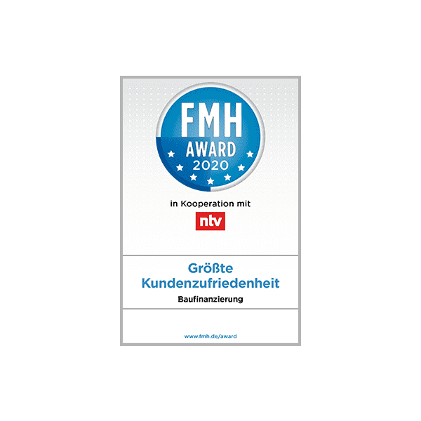 FMH Award 2020 für größte Kundenzufriedenheit FMH Award 2020 für größte Kundenzufriedenheit
