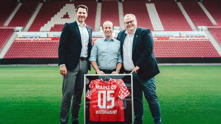 Musterhaus.net engagiert sich ab sofort beim 1. FSV Mainz 05 Musterhaus.net engagiert sich ab sofort beim 1. FSV Mainz 05