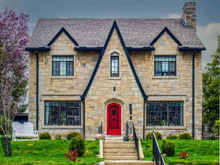 Amerikanisches Haus im Kolonial-Stil Amerikanisches Haus im Kolonial-Stil