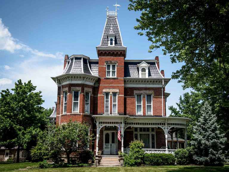 Amerikanisches Haus im viktorianischem Stil Amerikanisches Haus im viktorianischem Stil