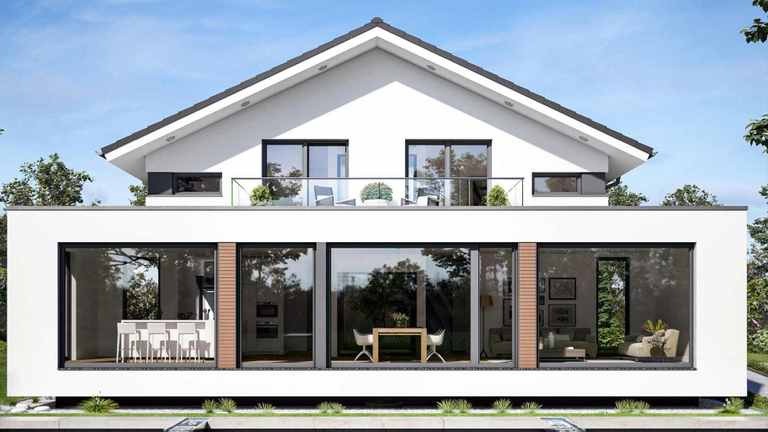 Modernes Atriumhaus  Modernes Atriumhaus