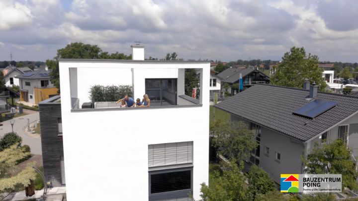 Musterhausausstellung vom Bauzentrum Poing bei München