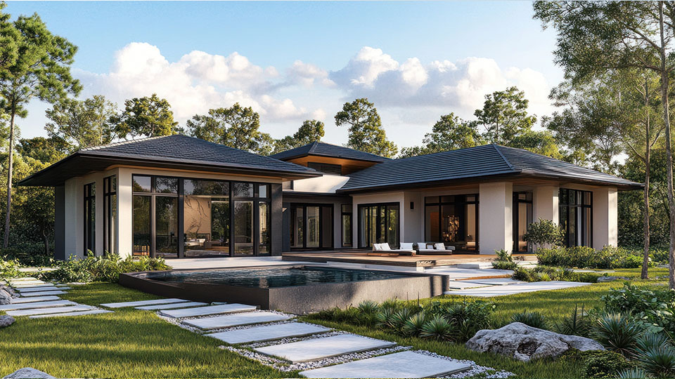 Bungalow 200 m²
