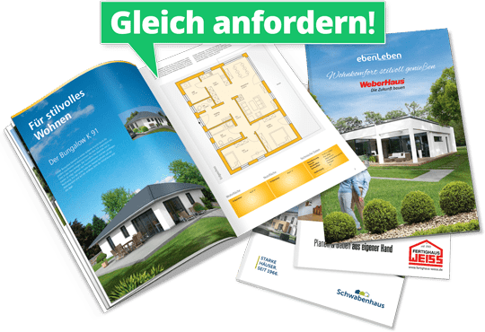 Doppelseite eines Hauskataloges