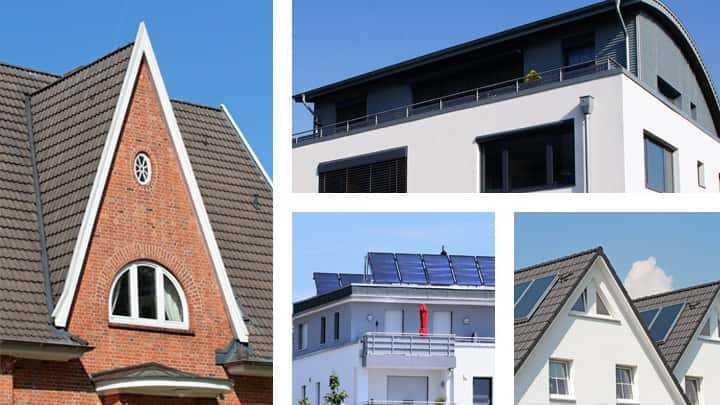 Übersicht der Dachformen