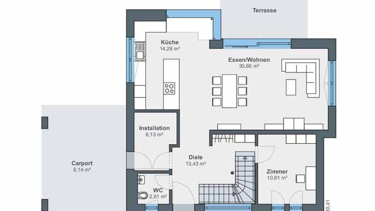 Grundriss Ausstellungshaus Wenden-Hünsborn