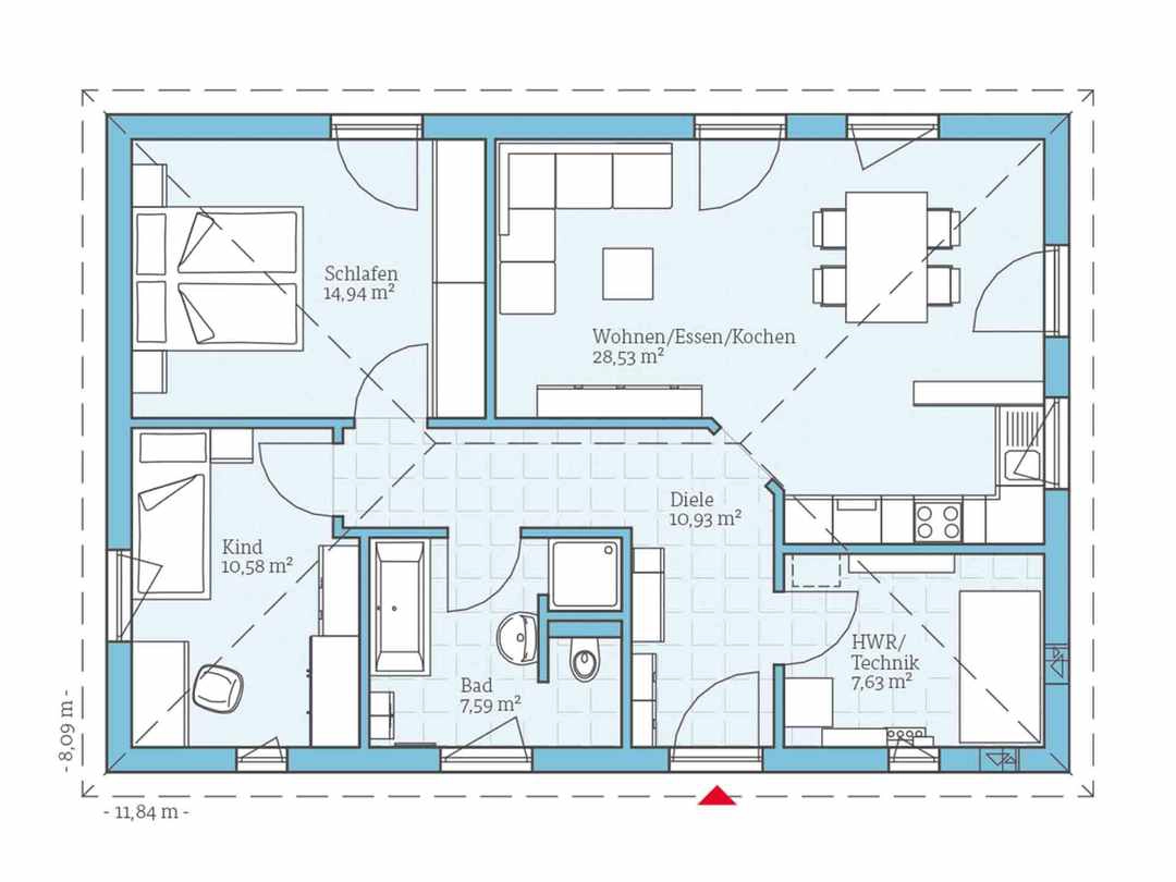 Hanse Haus: Bungalow 80