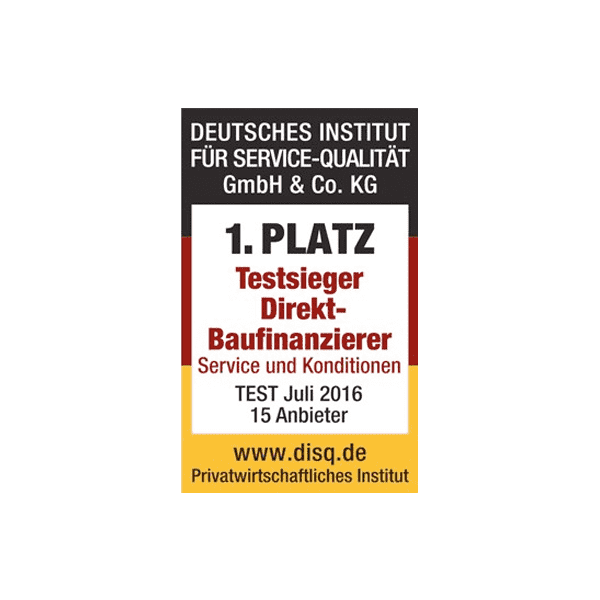 Interhyp ist Bester Direktbaufinanzierer Interhyp ist Bester Direktbaufinanzierer/Service & Konfitionen