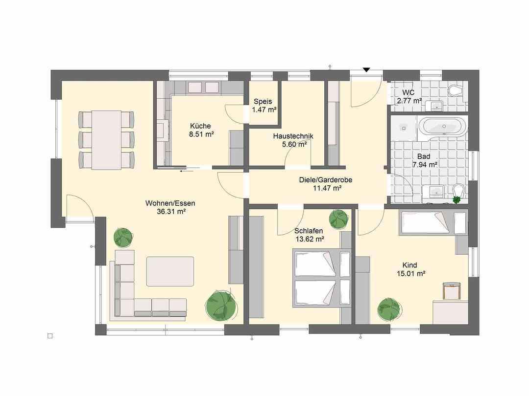 invivo haus: Bungalow Avantgarde 125