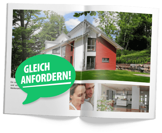 Hauskatalog versetztes Pultdach