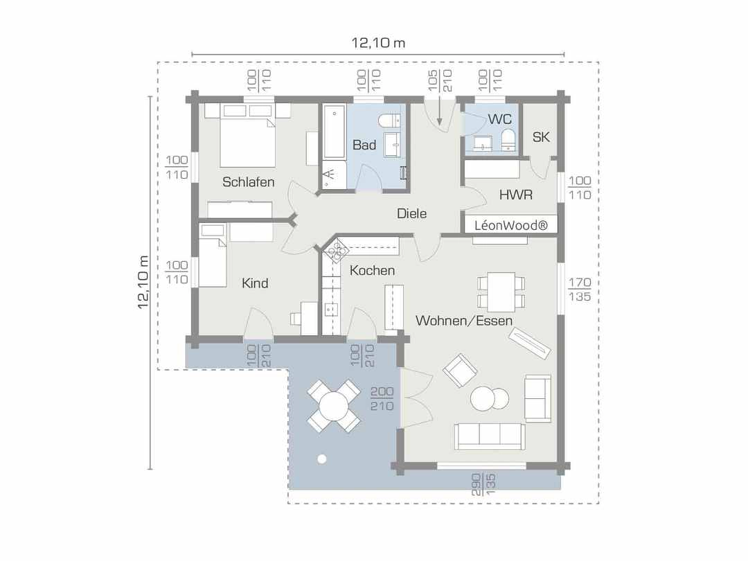 LéonWood: Blockhaus CANADA
