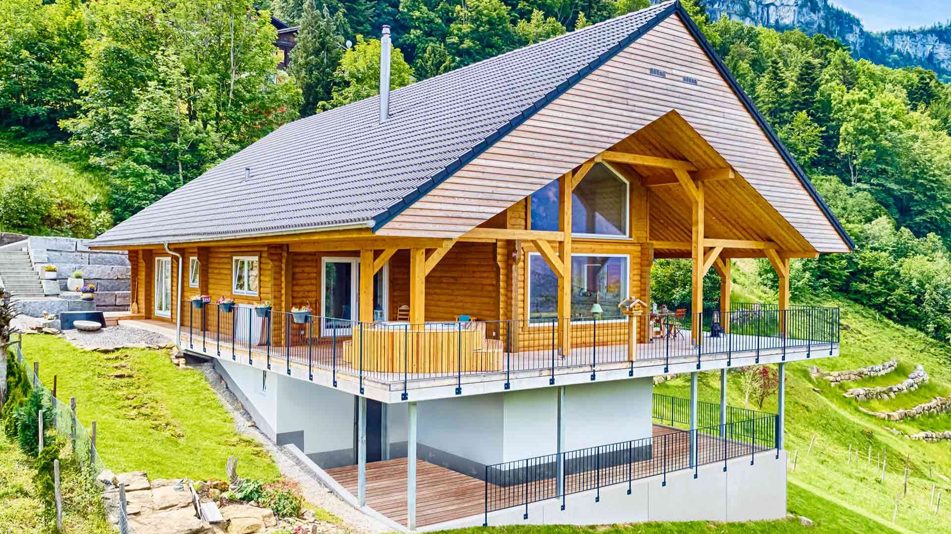 Haus am Hang bei LeonWood