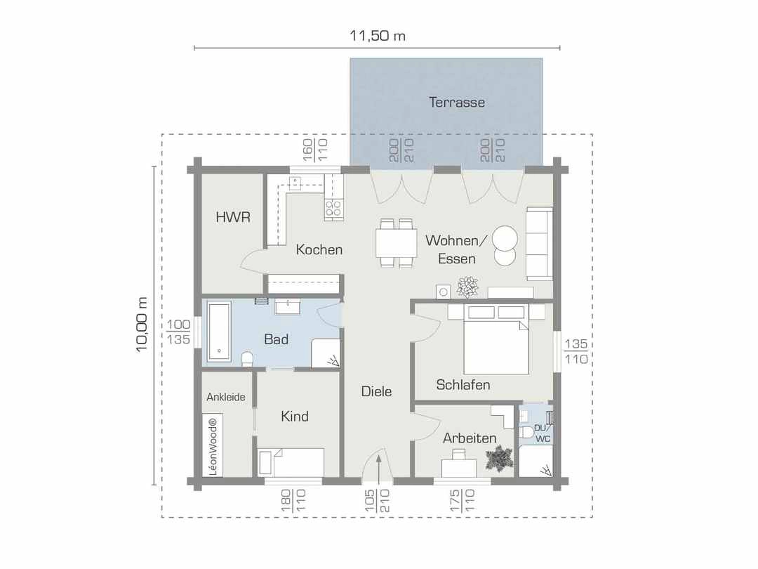 LéonWood: Blockhaus VICTORIA