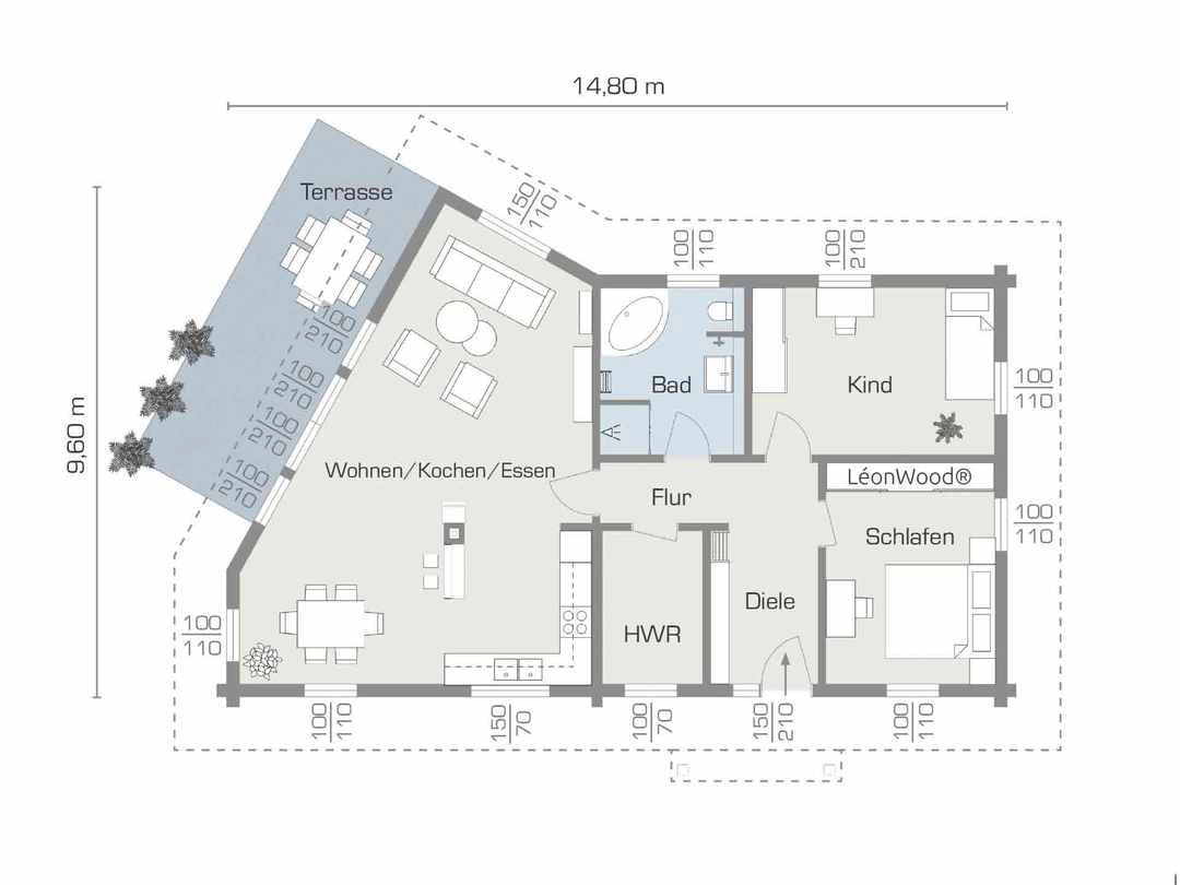 LéonWood: Blockhaus WESTWIND