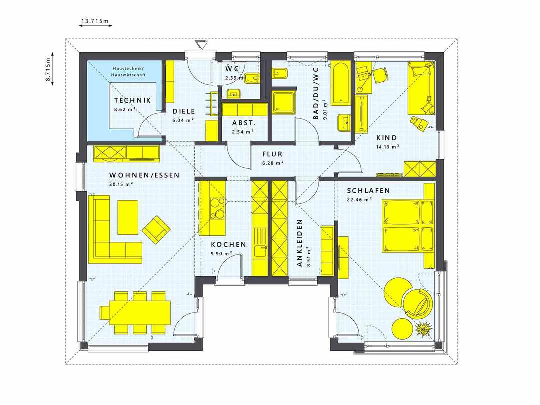 LivingHaus: Bungalow SOLUTION 101 V3