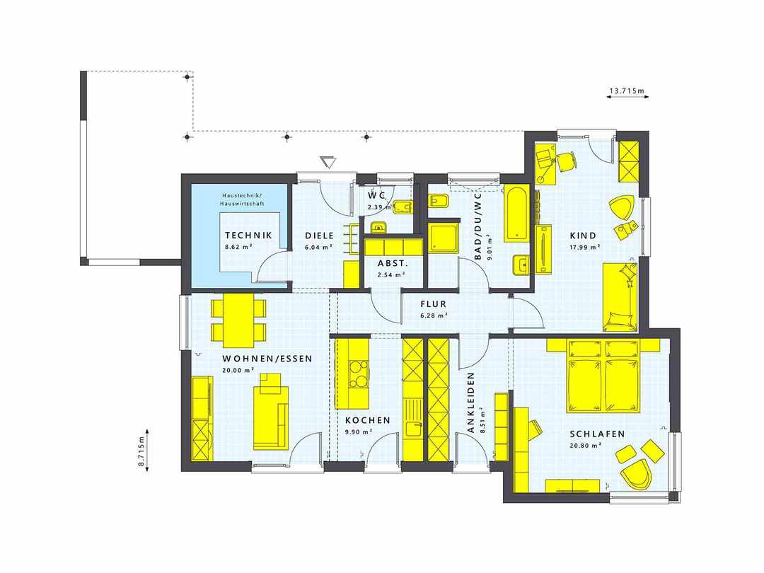 LivingHaus: Bungalow SOLUTION 101 V4