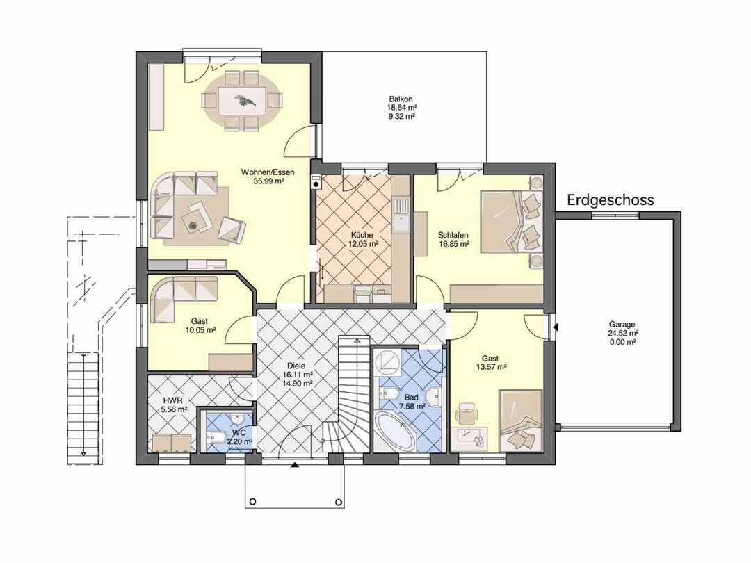 RheinMassiv: Bungalow mit Keller
