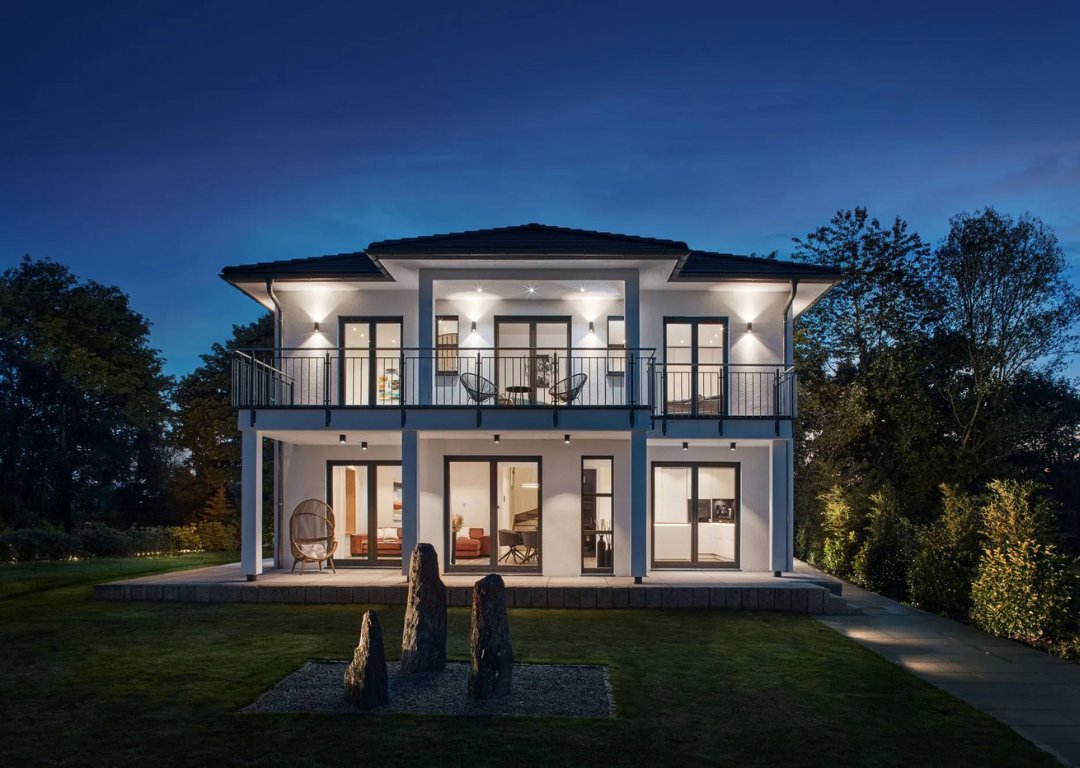 Musterhaus Montana - Außenansicht Musterhaus Montana - Außenansicht