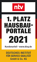 Bestes Hausbau-Portal Deutschlands 2021