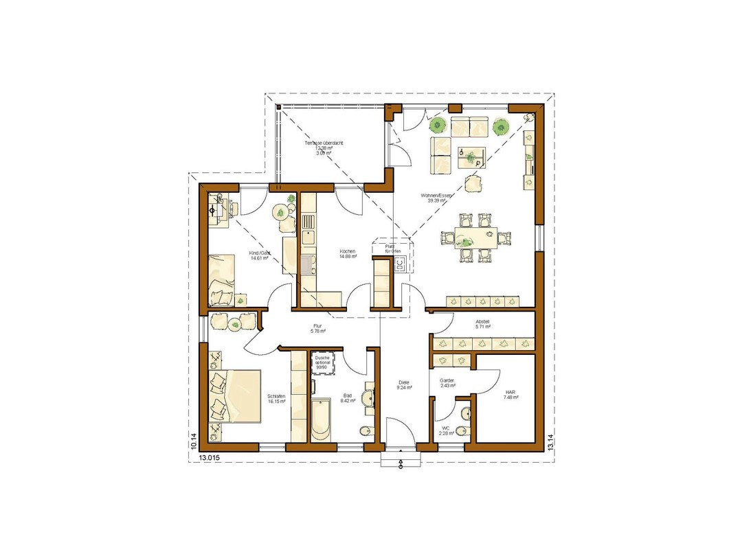 Rensch Haus: Bungalow Clou 126