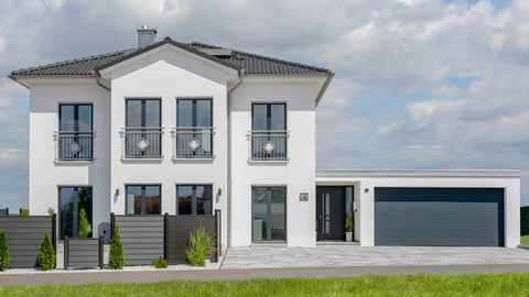 Einfamilienhaus mit Garagenanbau Einfamilienhaus mit Garagenanbau