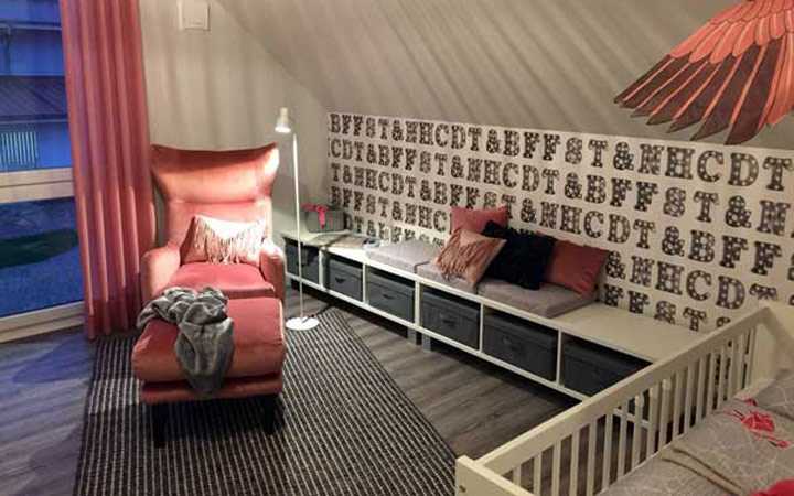 Kinderzimmer im Musterhaus V1