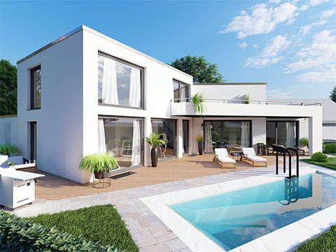 WertHaus Heilbronn - Fertighaus-Villa in Mutterstadt