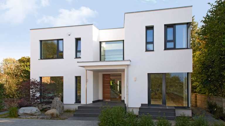 Zweigeschossiges Kubus-Haus Zweigeschossiges Kubus-Haus