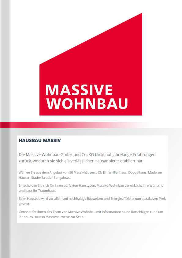 Katalog Massive Wohnbau