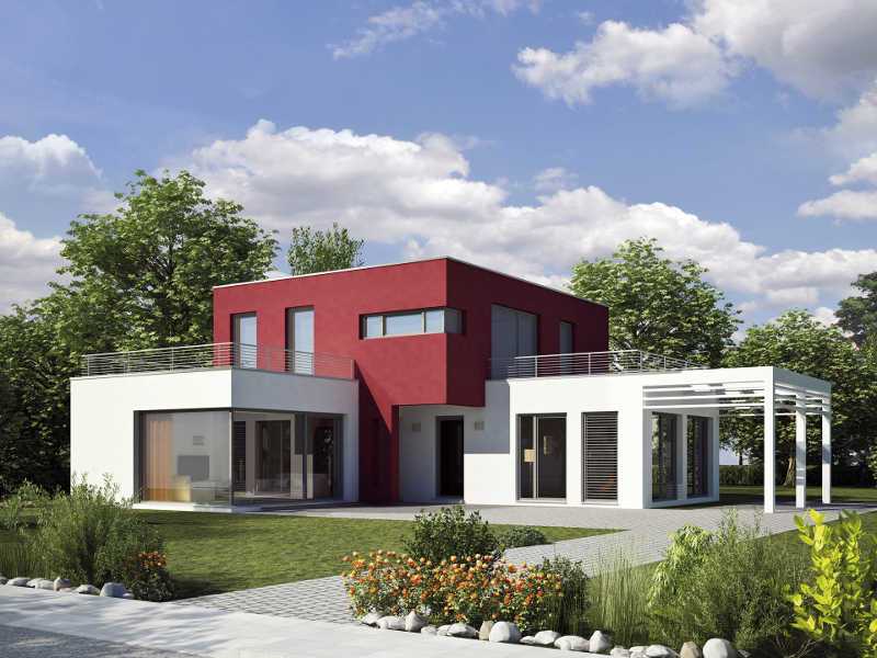 Architektenhaus Kubus von iQ Hausbau