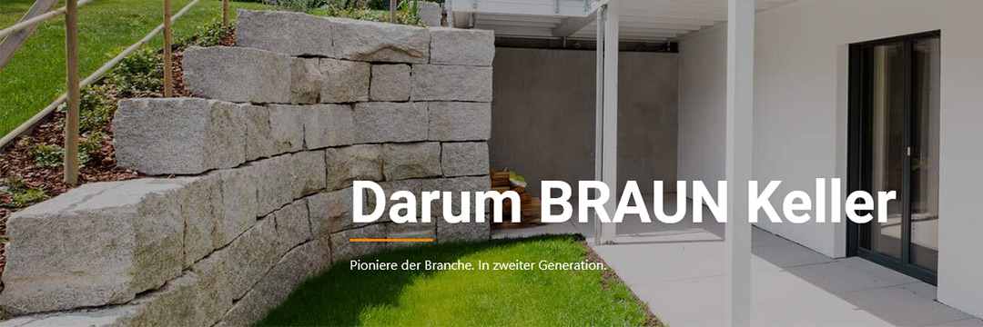 Partnerbau Braun Banner