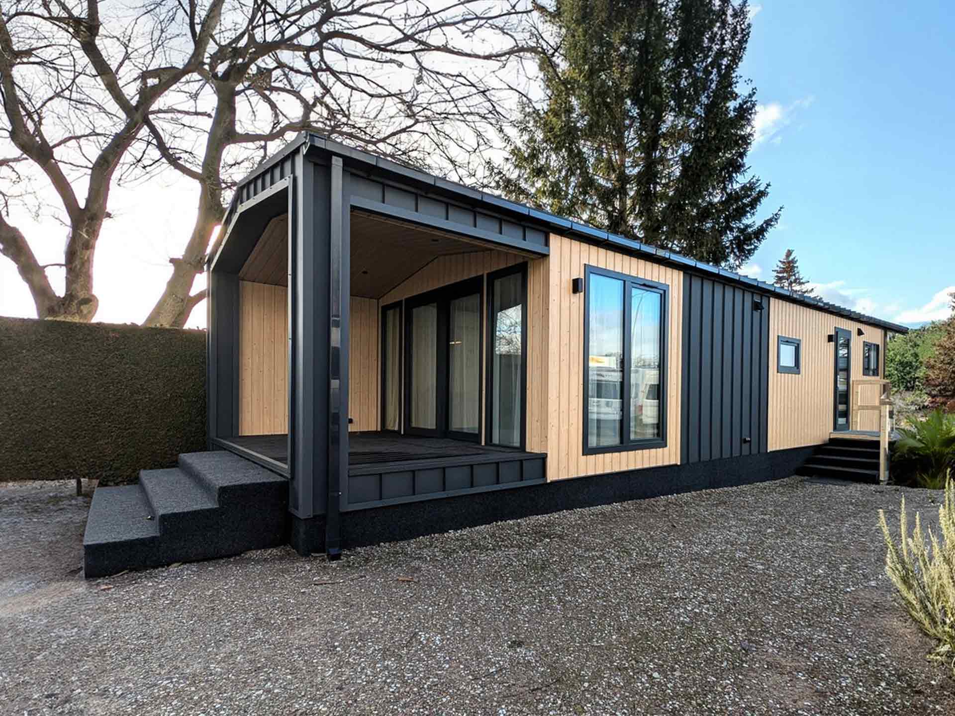 Nestio Modulhaus als Musterhaus Pura