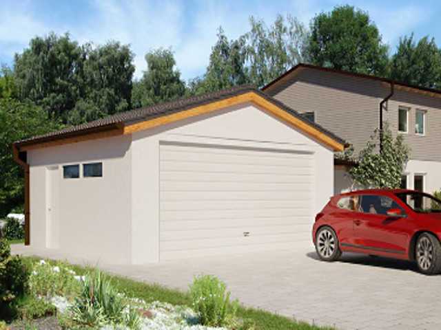 Garage mit Satteldach von 3S Selbstbau