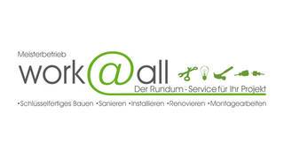 Logo work@all - Der Rundum - Service für Ihr Projekt