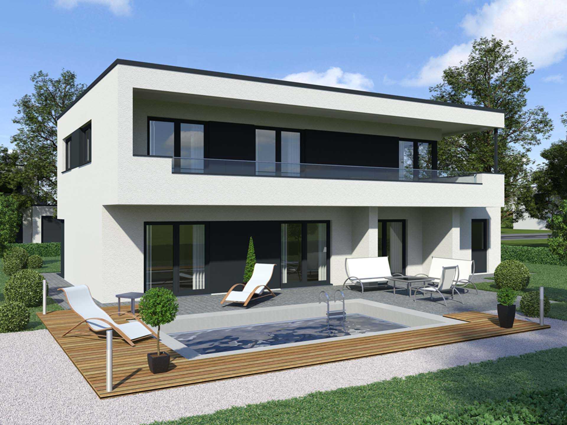 Bauberater.de - Modernes Haus mit Flachdach