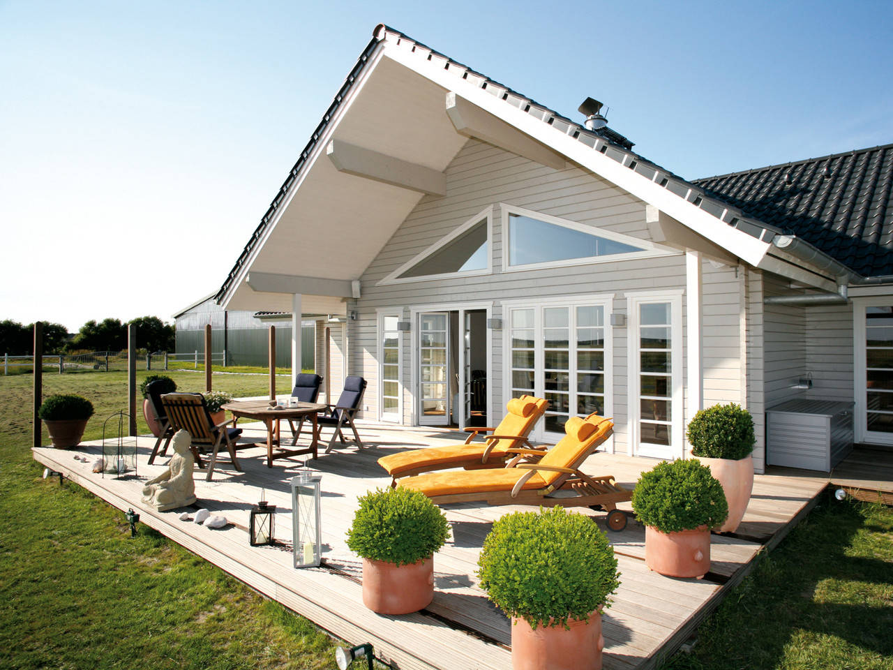 Nyborg Holzhaus - Fjorborg Häuser | Musterhaus.net