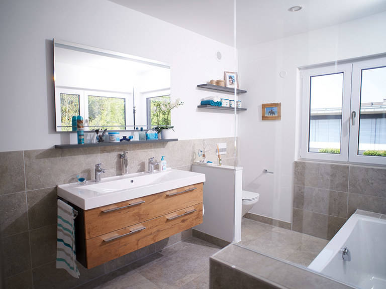 Modernes Badezimmer Hanse Haus Variant 169 Bad