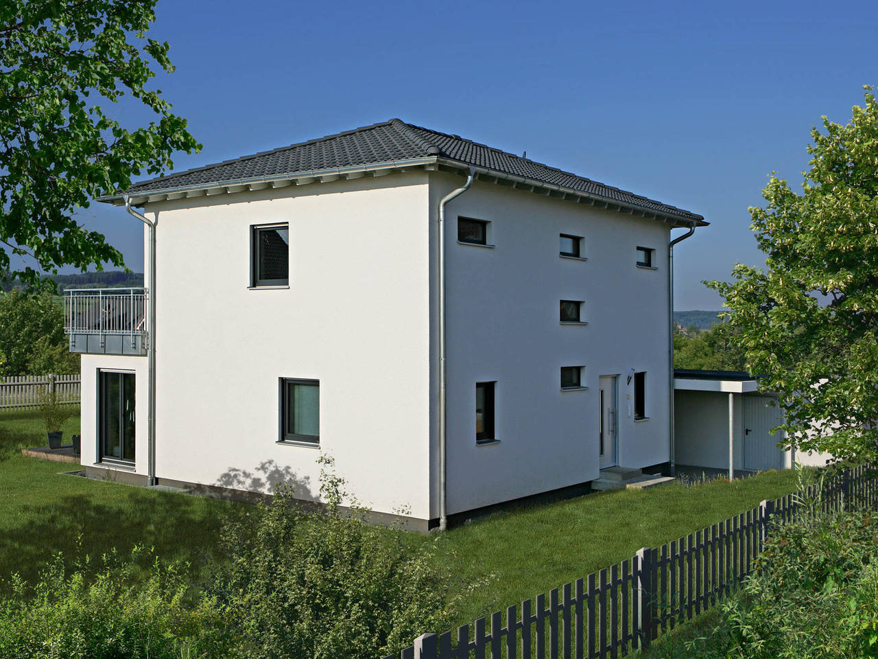 Stadtvilla Haase Fertighaus WEISS