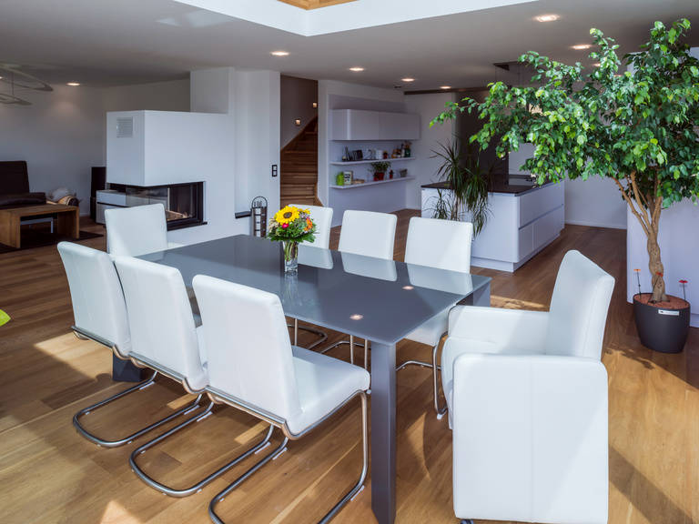 Modernste Technik für ein modernes Haus Kitzlingerhaus Empfingen - Essbereich