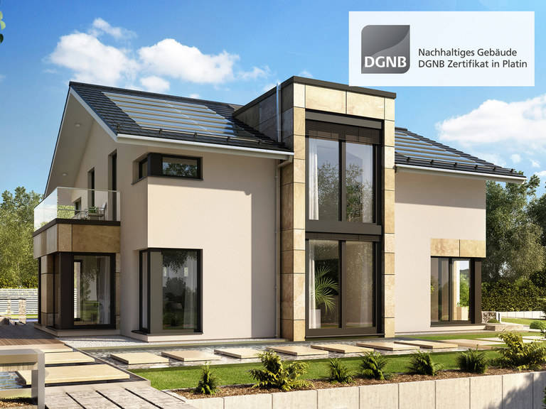 Innovatives Gebäude-Management-System Bien-Zenker Musterhaus CONCEPT-M 163 München Ansicht 4