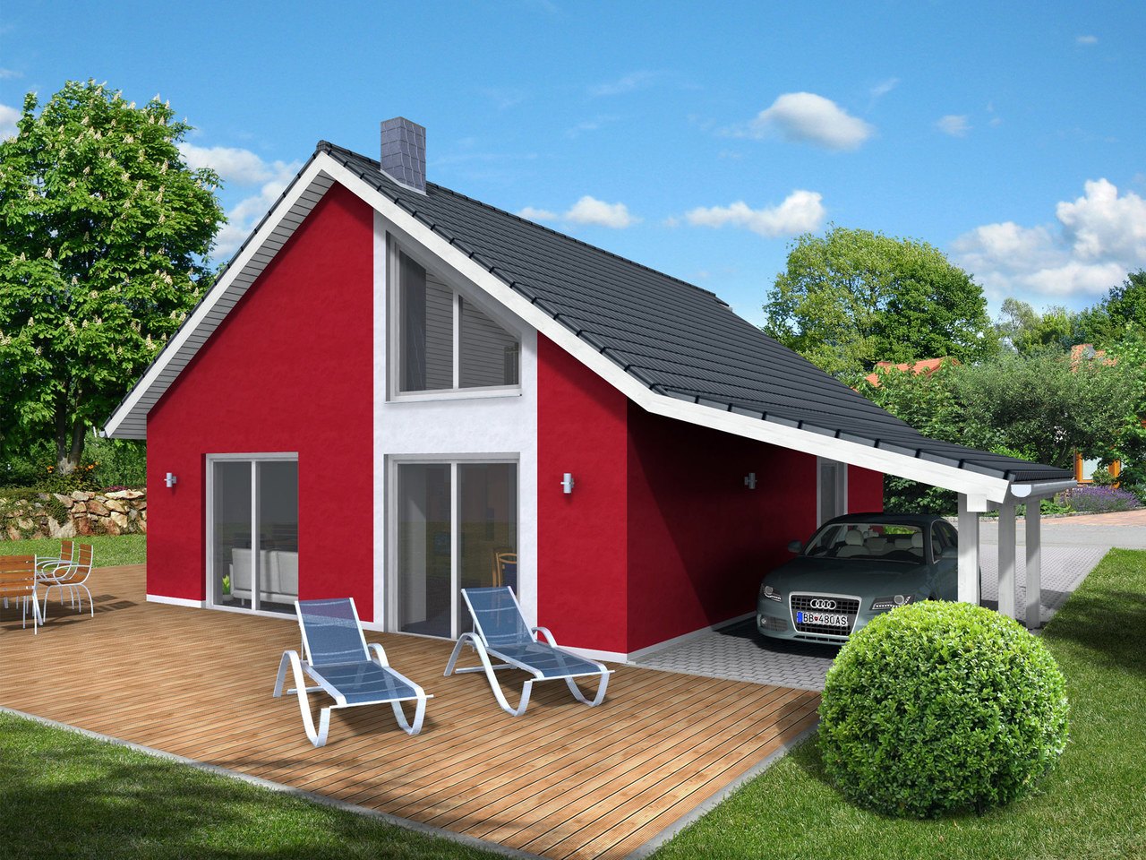 Bungalow A 69 Ytong Bausatzhaus