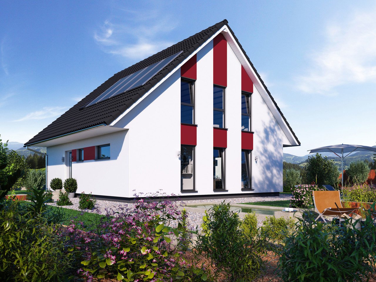 Einfamilienhaus 1,5 Geschosser SH 158 Variante B - ScanHaus Marlow ...