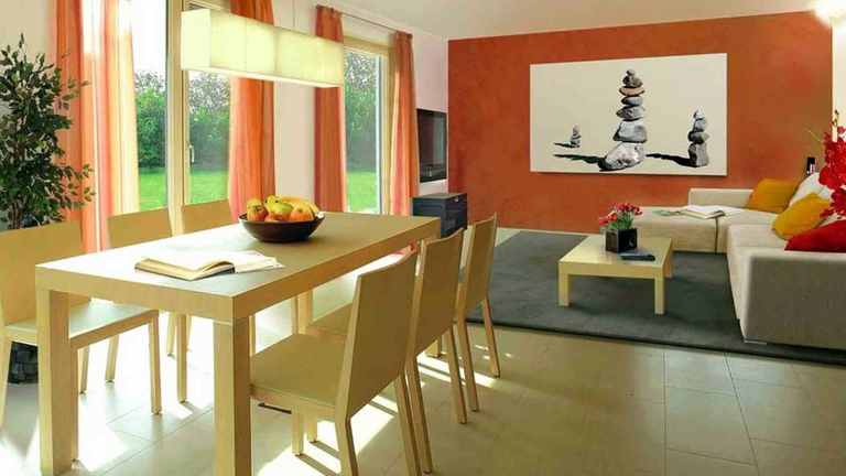 Abgetrennter Wohn-/Essbereich im Flair 113 