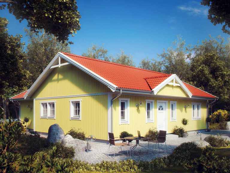 Bungalow Villa Pia-W Lindberg - ALADOMO Schwedenhaus