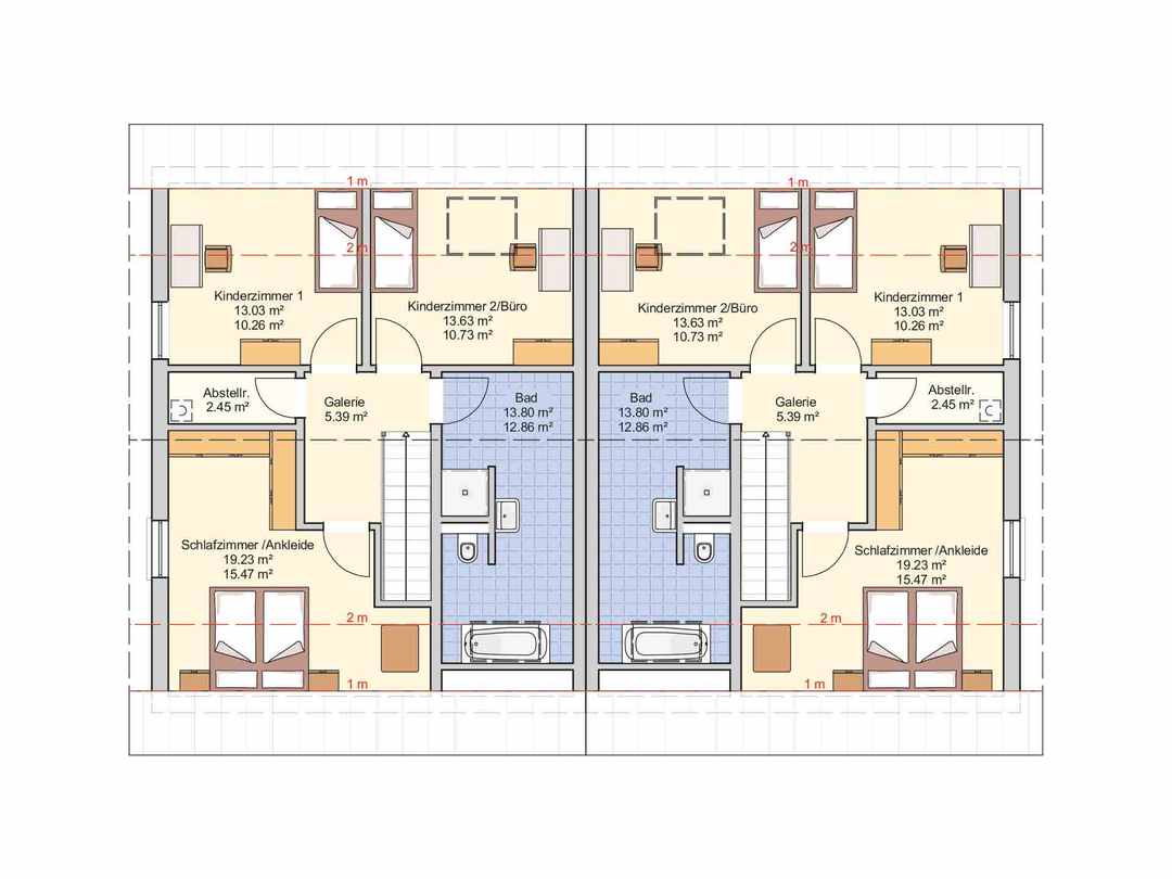 Doppelhaus Duett 141 Fingerhut Haus