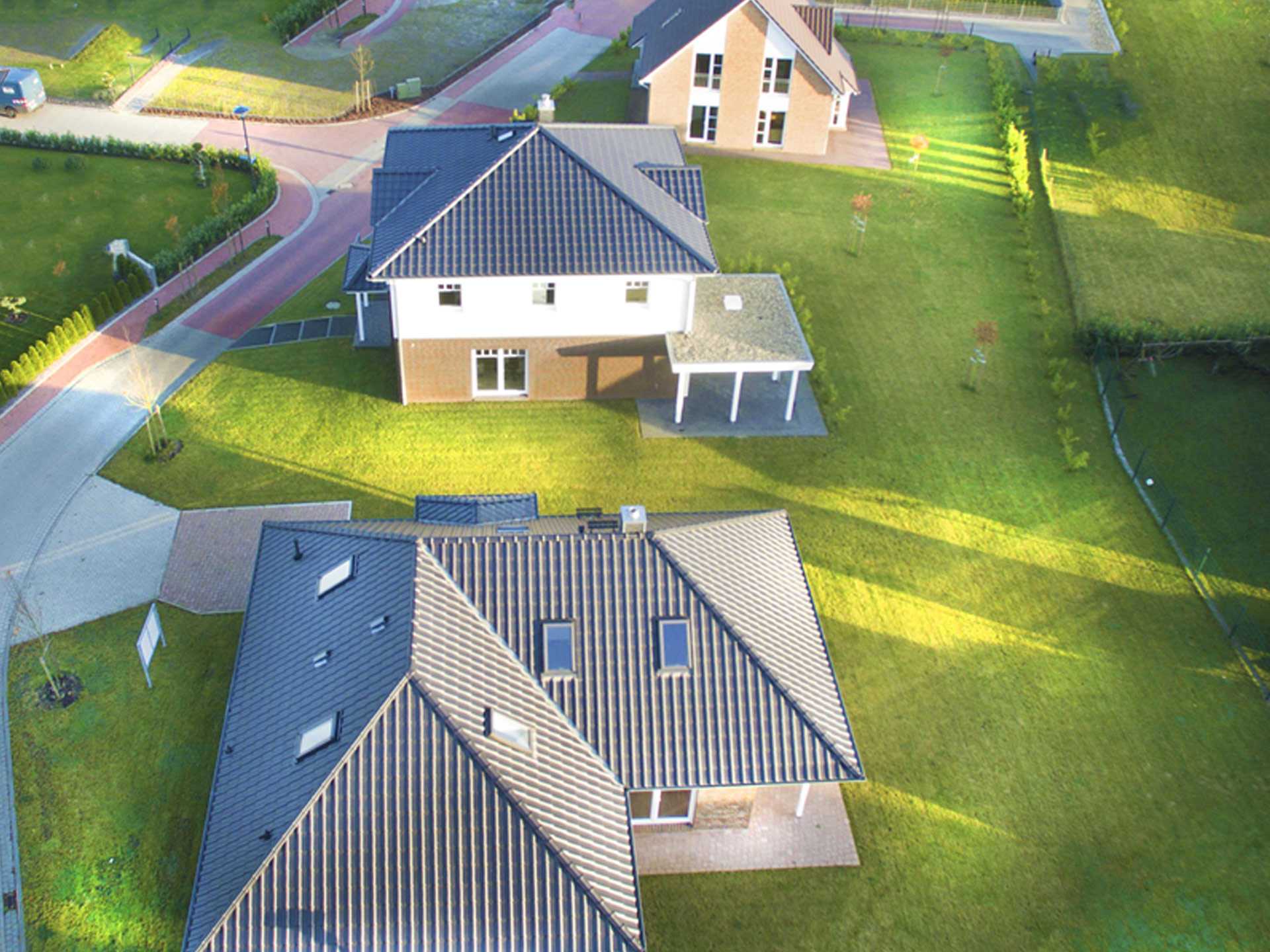 Luftansicht Musterhauspark in Dollern Luftansicht Musterhauspark in Dollern