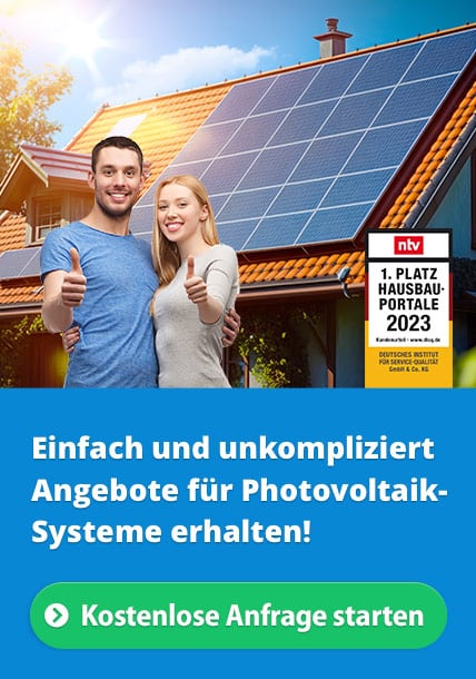 Angebote für Photovoltaik-Systeme