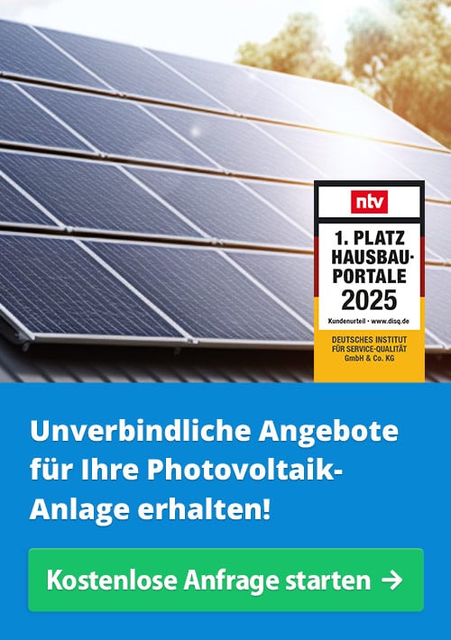 Angebote für Photovoltaik-Systeme